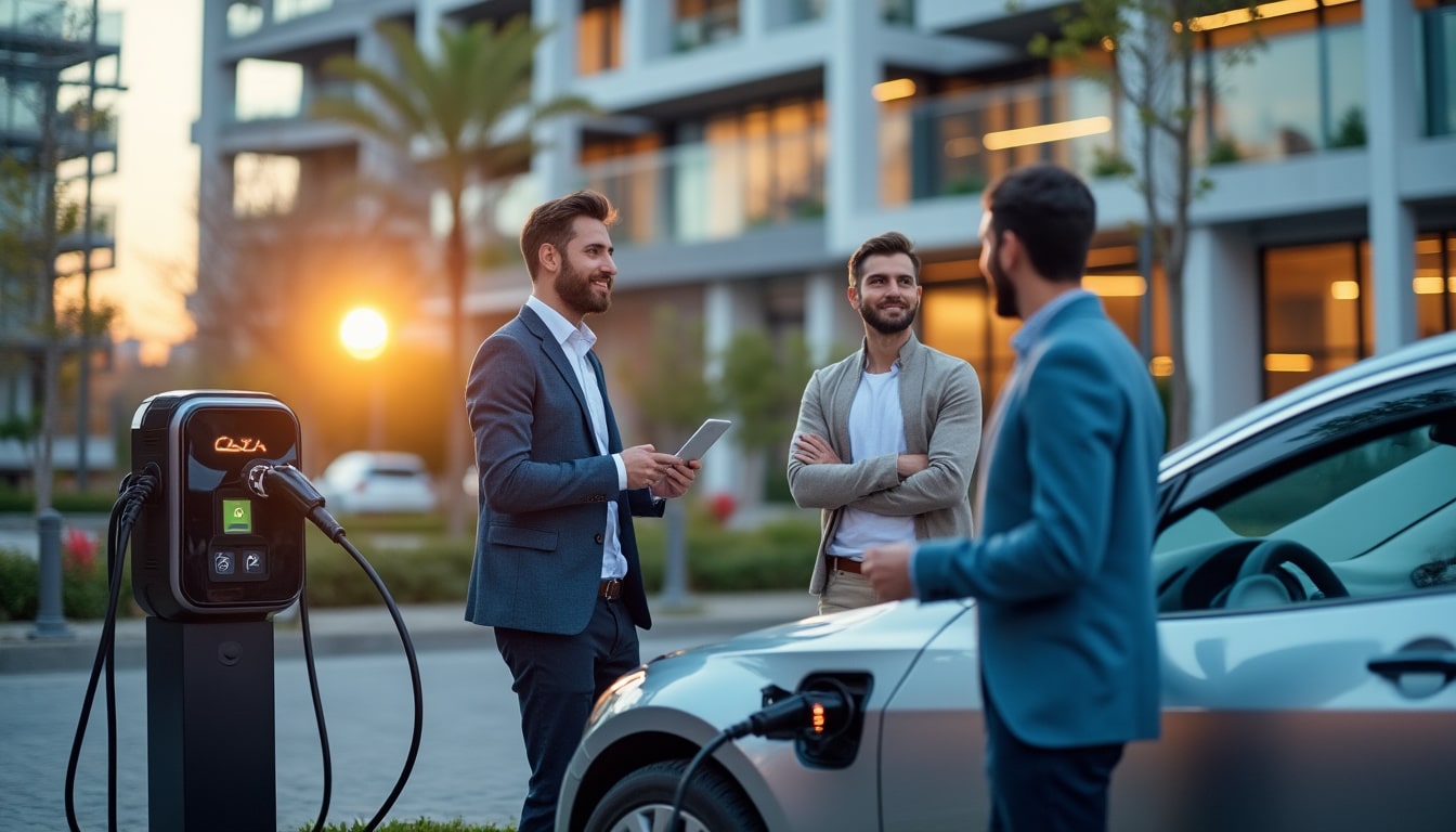 Borne de recharge électrique en entreprise : guide complet et conseils