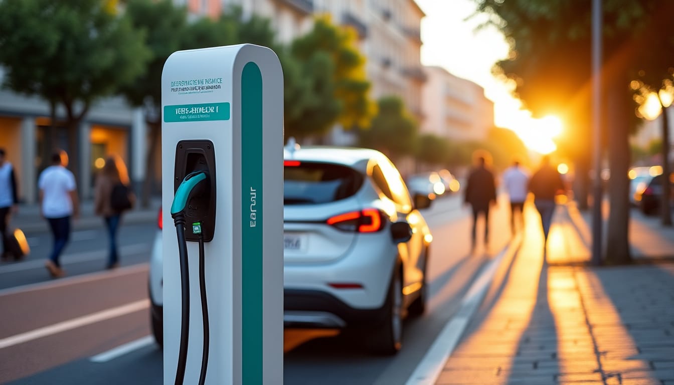 Illustration: Où trouver les bornes de recharge gratuites pour voiture électrique à Marseille ?