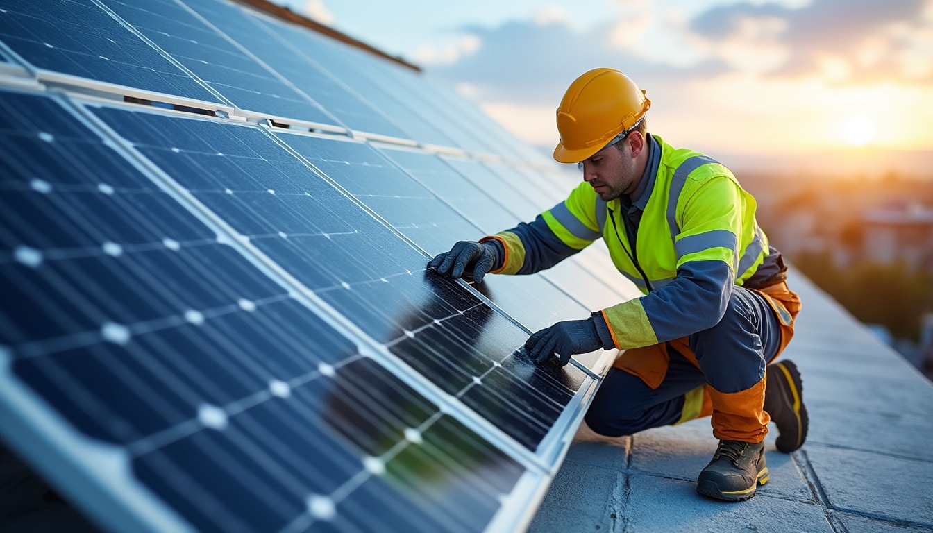 Illustration: Comprendre le rôle essentiel du lestage pour une installation solaire stable