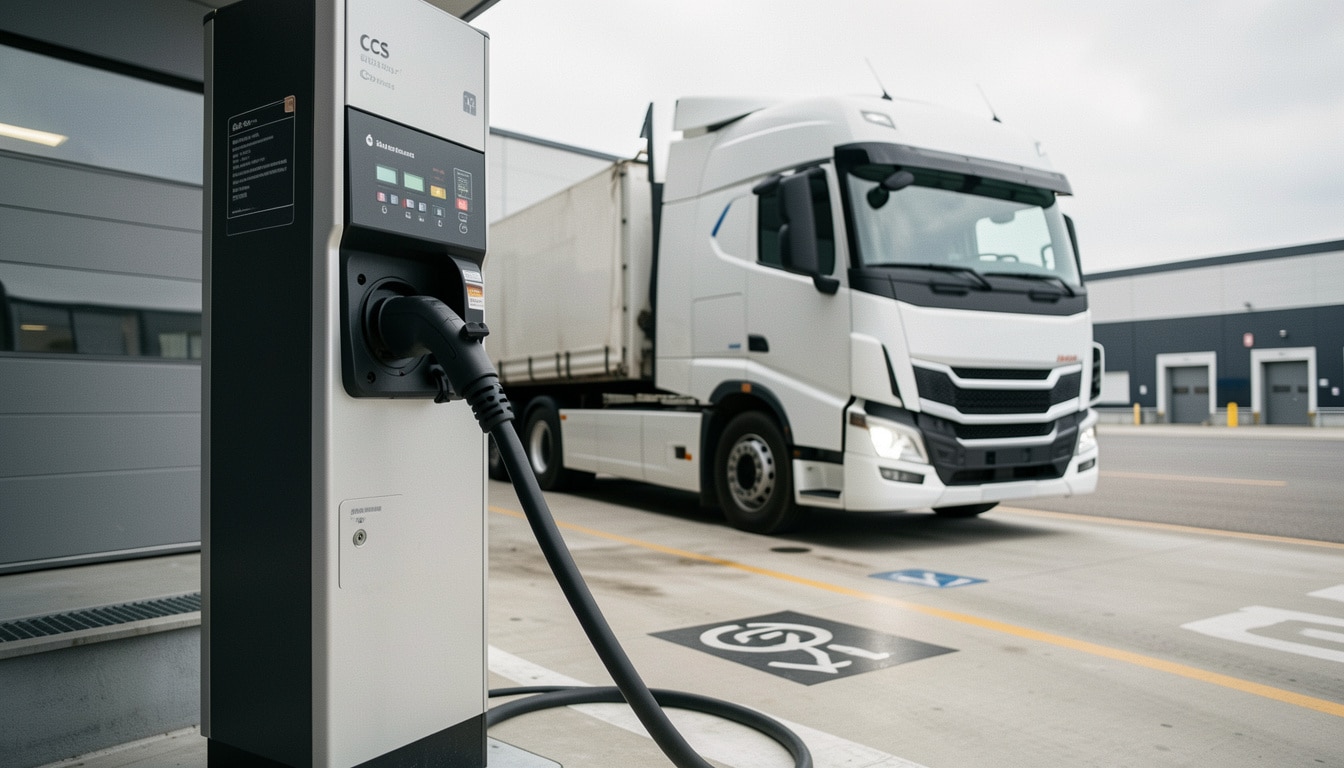 Borne de recharge pour camion électrique : bien choisir