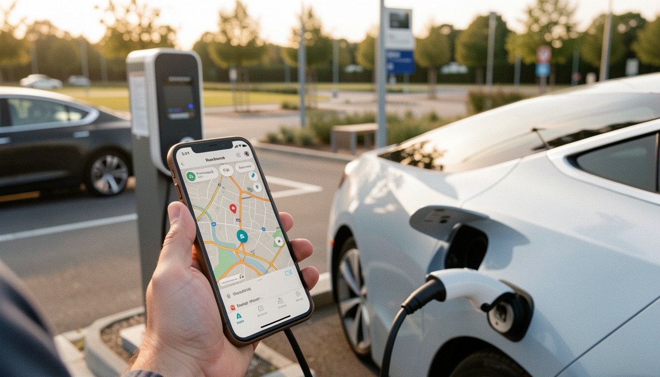 Quelle appli choisir pour trouver une borne de recharge