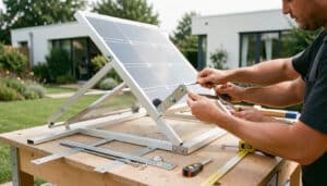 Fabriquer un support de panneau solaire orientable
