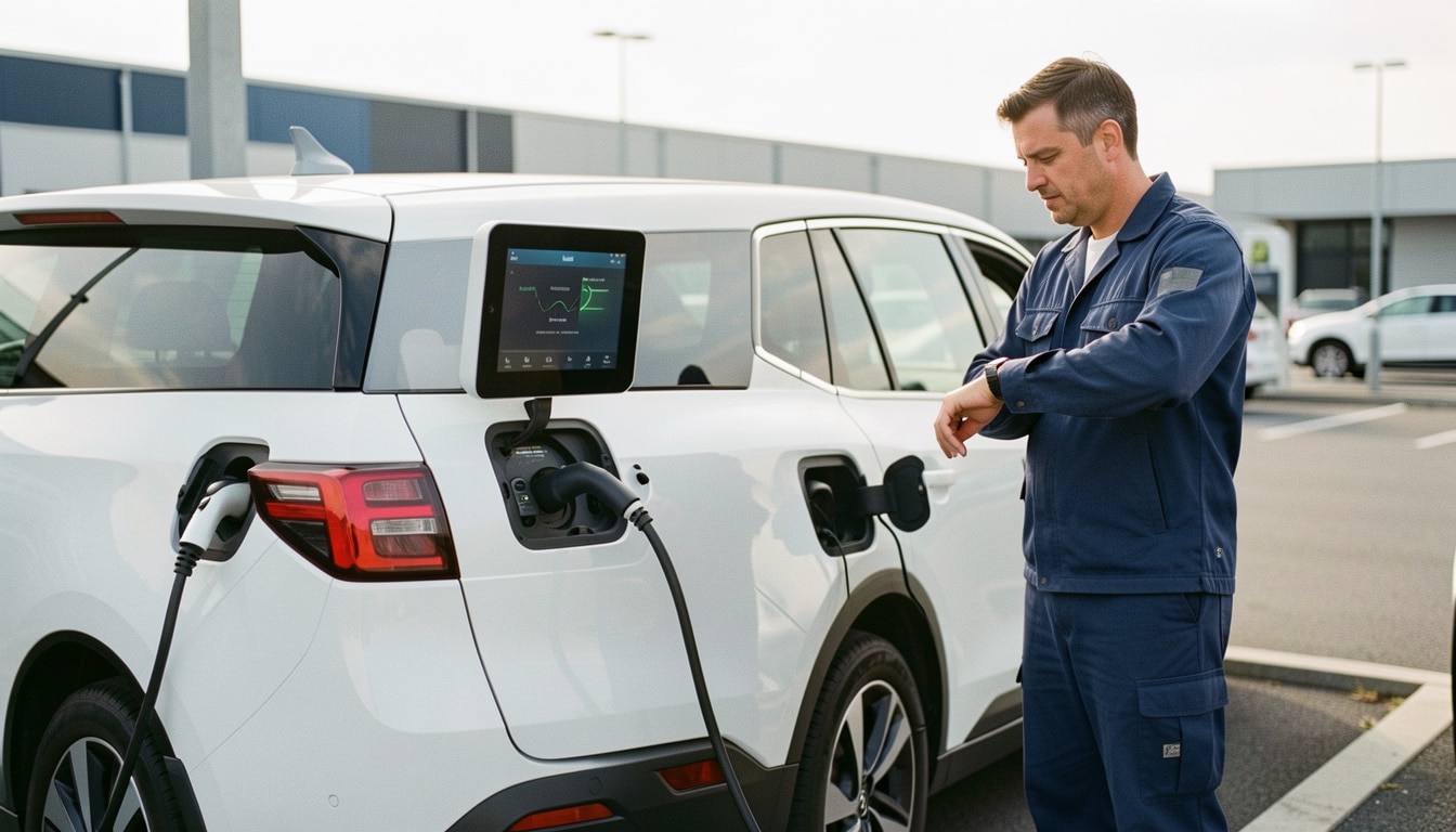 Recharge d’un utilitaire électrique sans perdre de temps