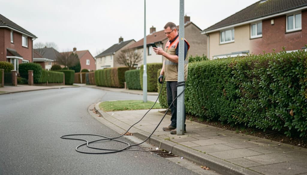 Câble téléphonique tombé : qui prévenir en urgence ?