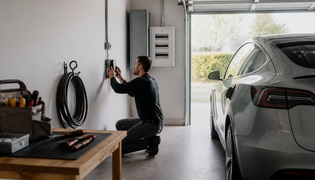Installer une prise pour voiture électrique chez soi